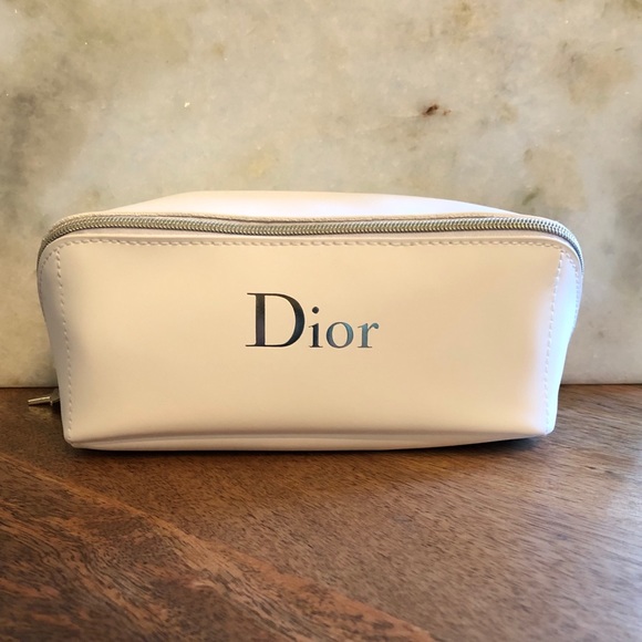 Dior White Cosmetic Bag - Picture 2 of 7